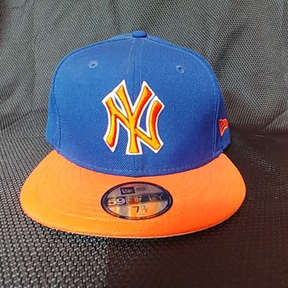orange new york yankees hat